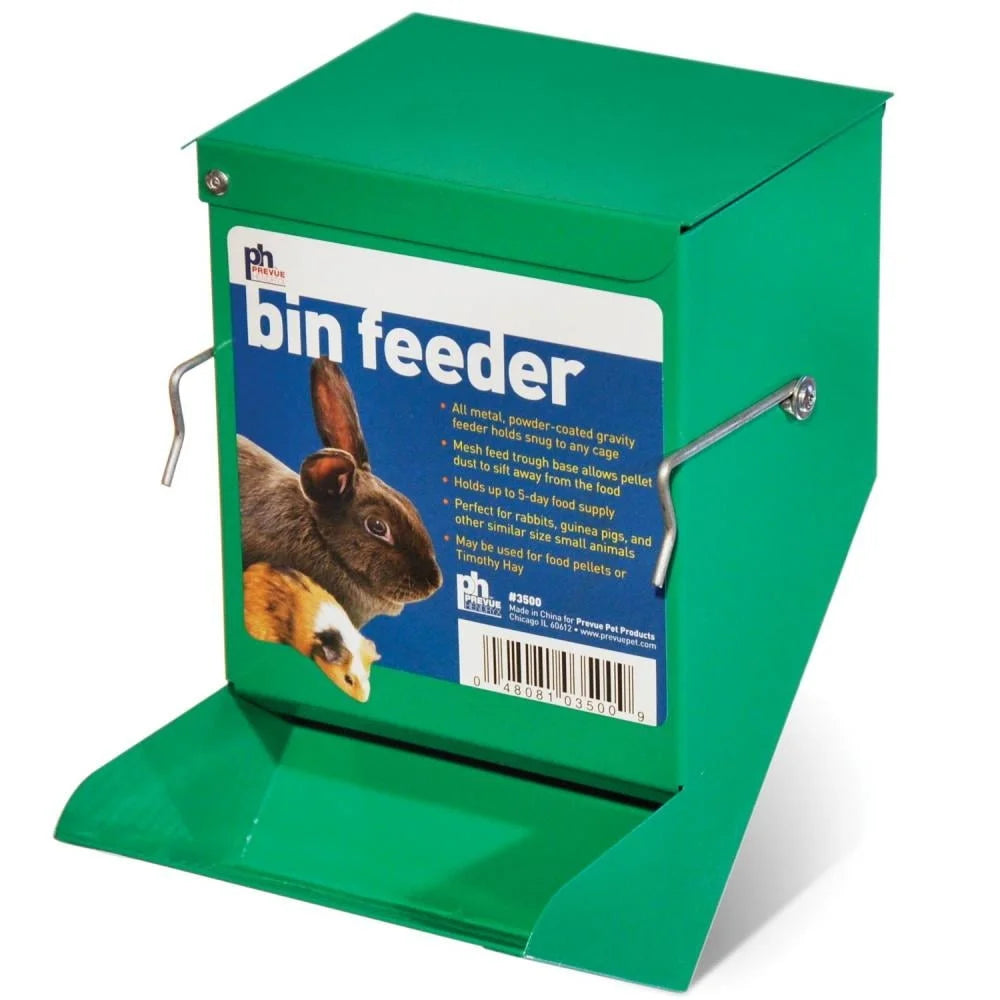 Metal Gravity Bin Feeder Dust Sifting Mesh For Small Pets