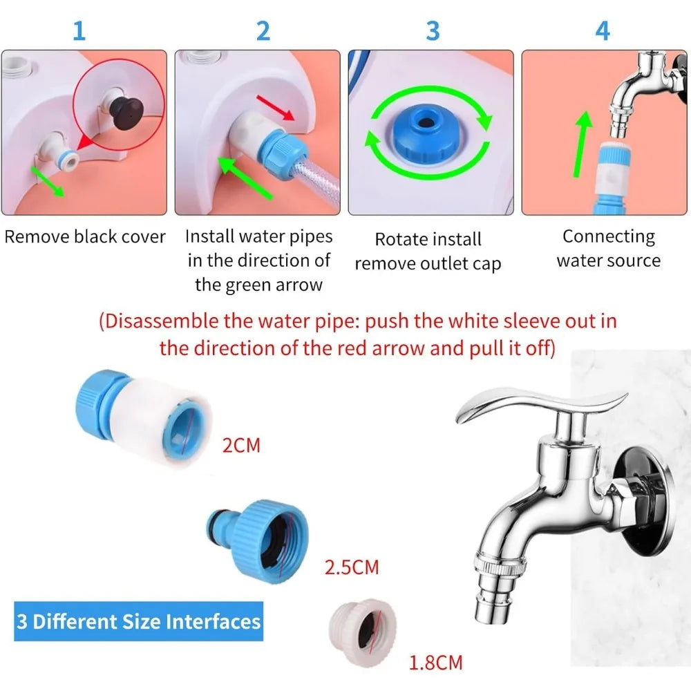 Outdoor Dog Water Fountain Foot Activated Dispenser