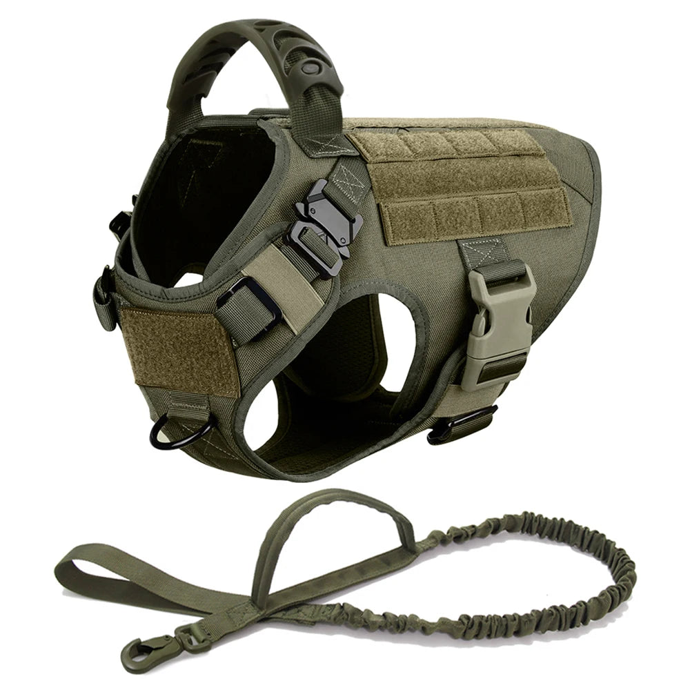 Tactical Dog Harness For Large Dogs Malinois No Pull