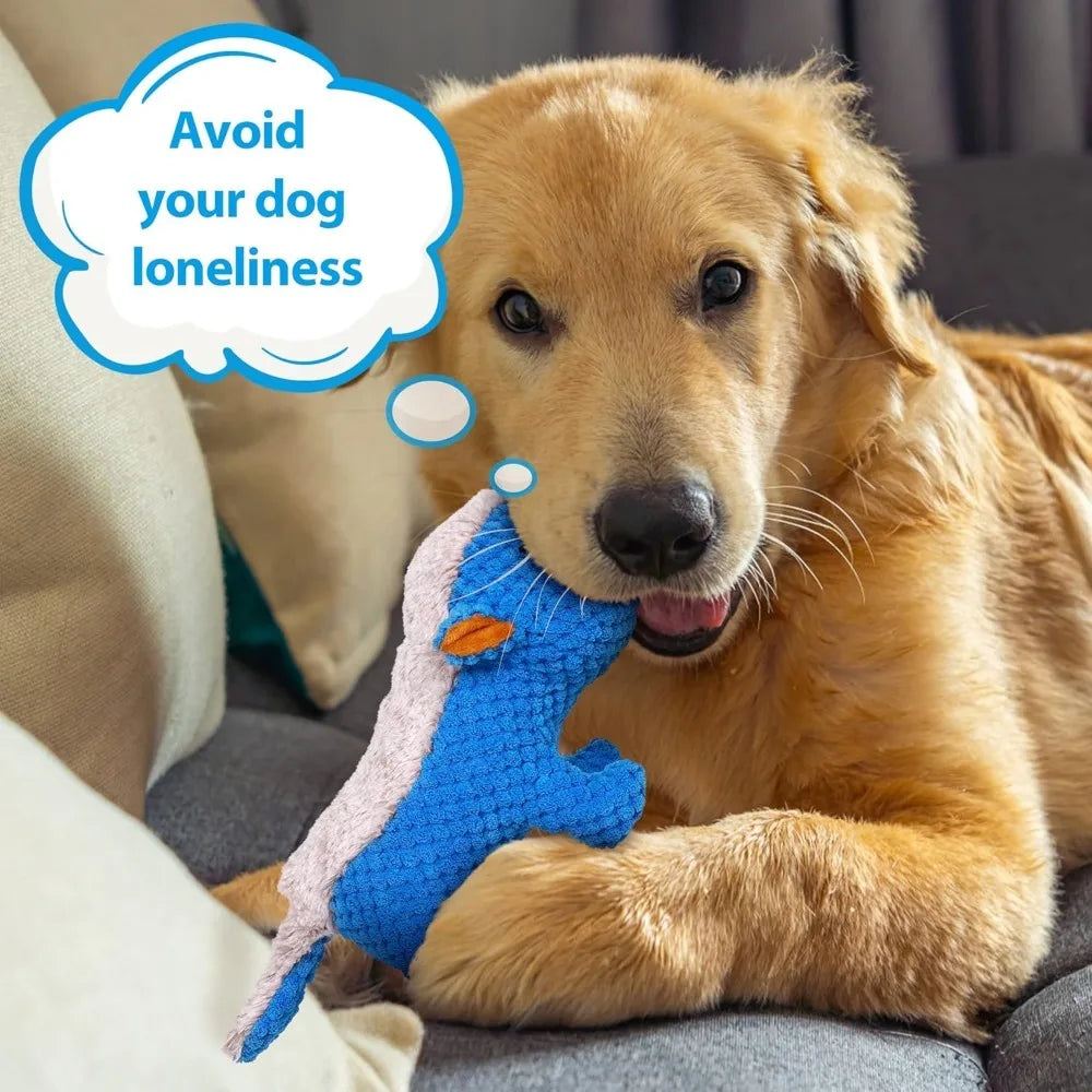 Durable Dog Plush Squeaky Toys for Aggressive Chewers