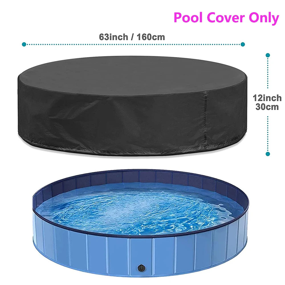 Foldable Dog Pool Portable Plastic Large Dog Bath Tub