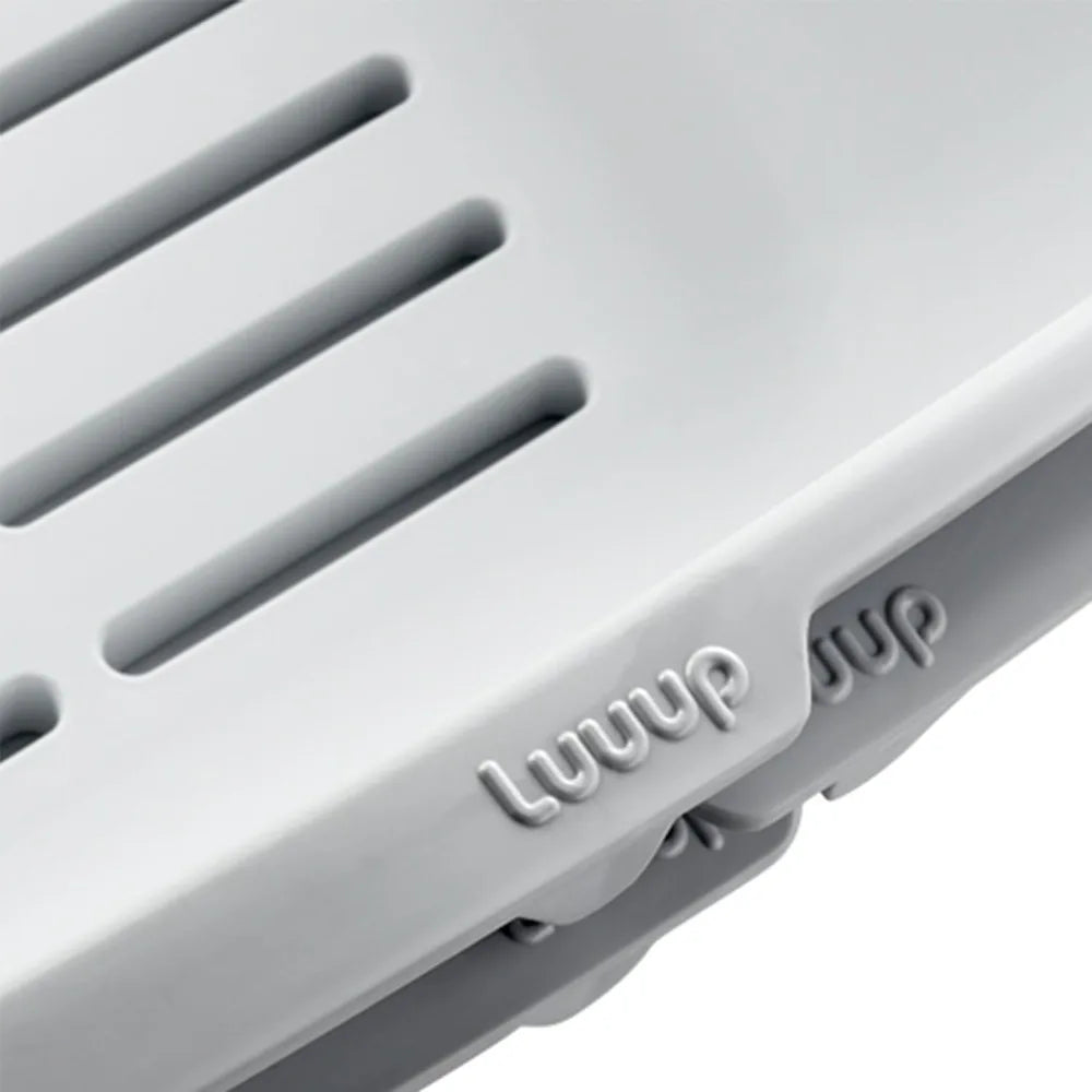 Litter Box - 3 Sifting Tray Cat Litter Box- Easy to Clean with Non-Stick Coating - Stylish, High-Sided Design with Spill Guard (