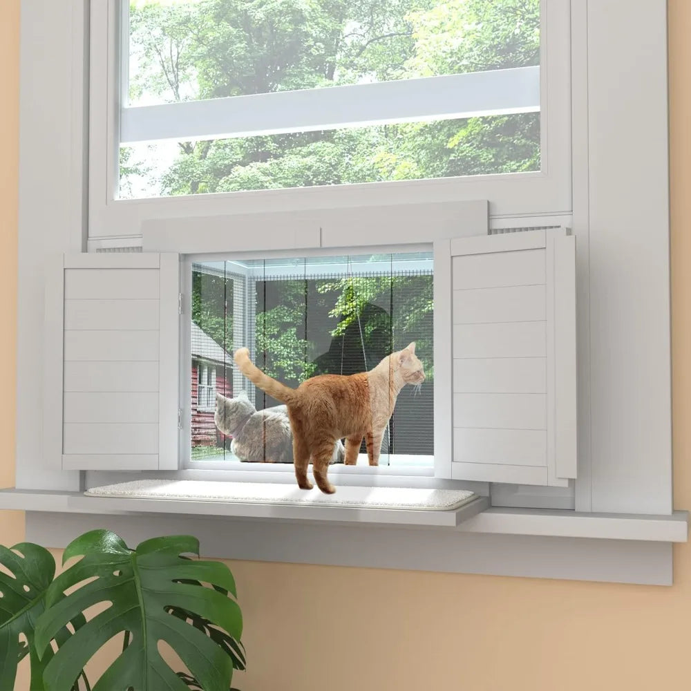 Cat Window Perch Catio Waterproof Top Fits 24 42 Inch