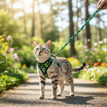 Green Cat Harness