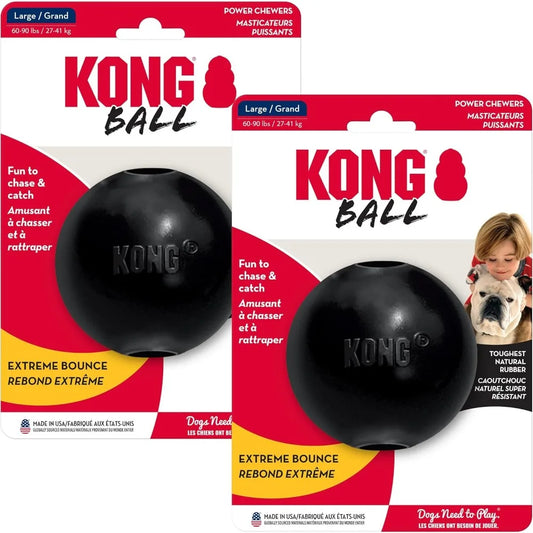 KONG Extreme Ball Dog Toy For Power Chewers Treats Training