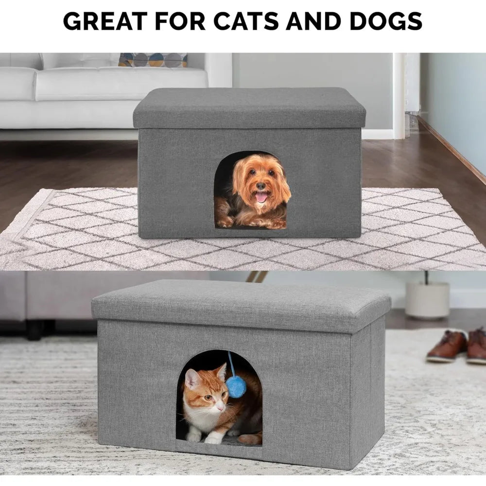 Storm Cat Condo Collapsible Pet House Indoor Cats And Dogs