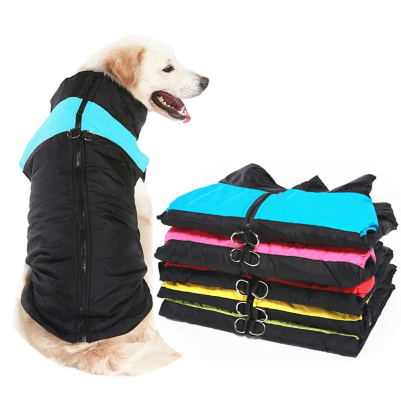 Holapet Winter Dog Coat For Small Medium Large Dogs Waterproof Warm Vest Jacket With D Ring Golden Retriever Included