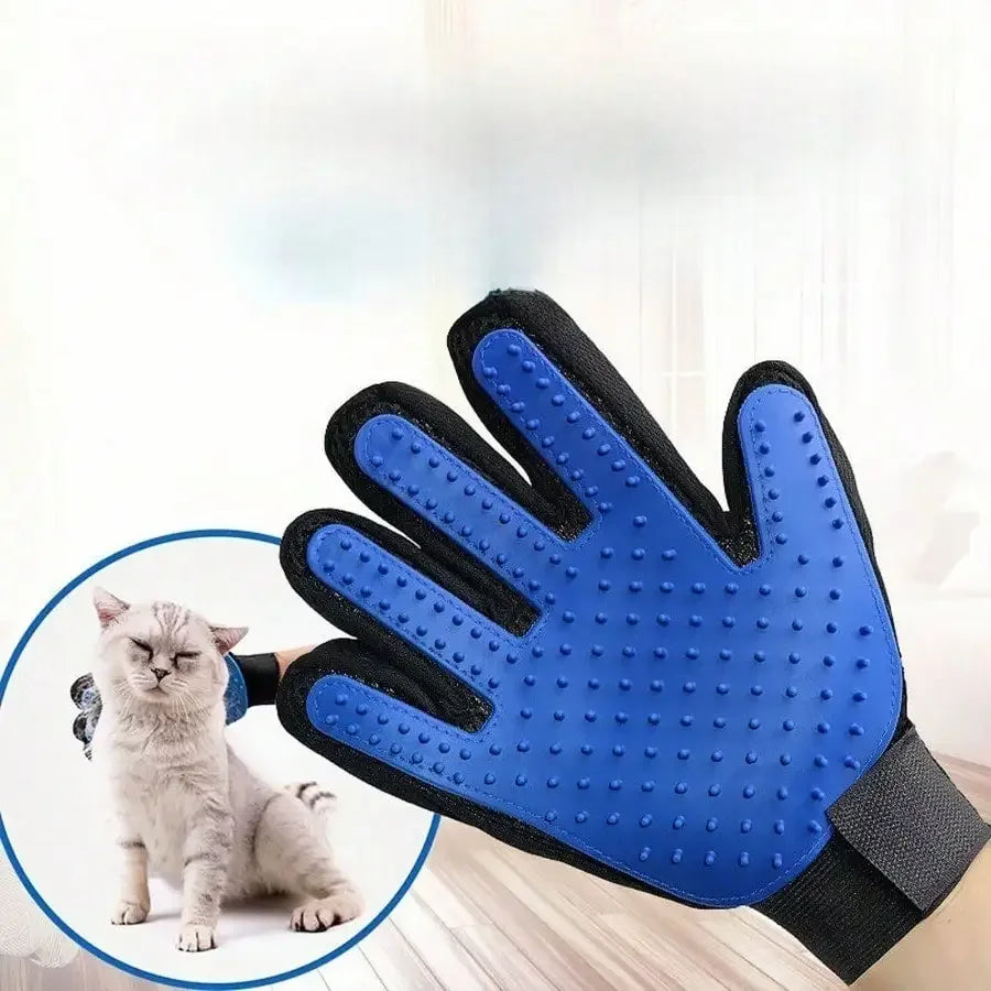 Pet Grooming Gloves For Cats And Dogs Deshedding Massage
