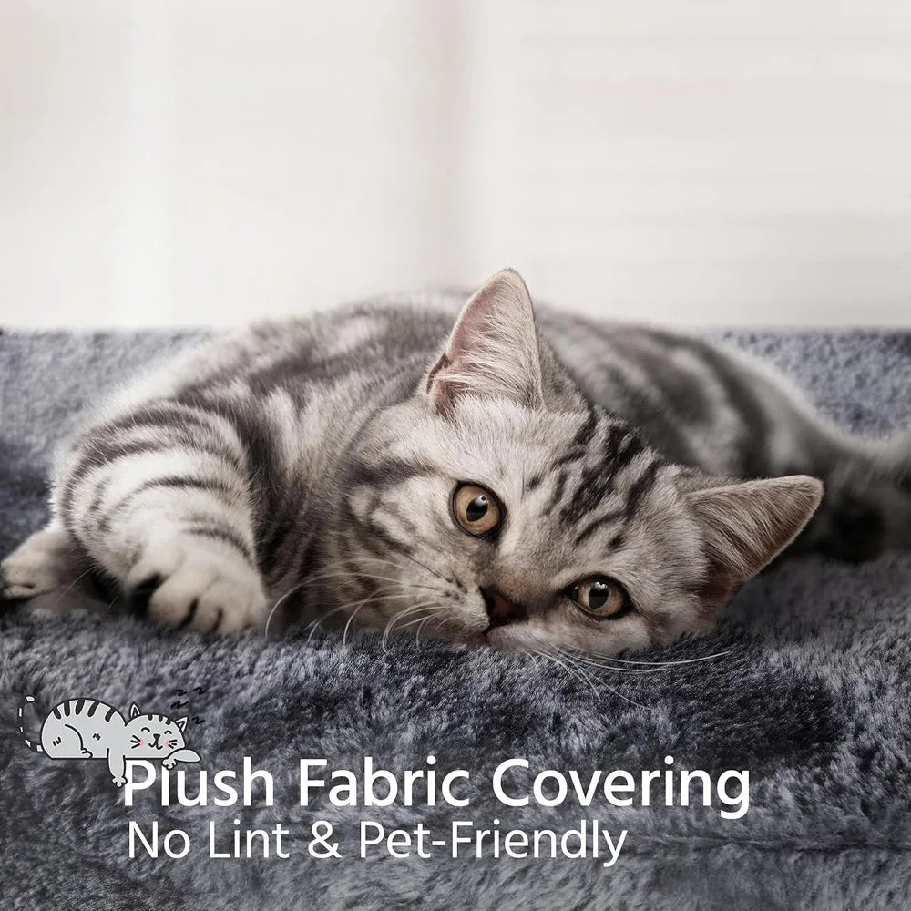 Yaheetech 82in Large Cat Tree Tower With Hammock And Condos