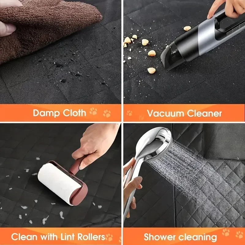 Waterproof Dog Car Seat Cover Hammock Nonslip Soft Back