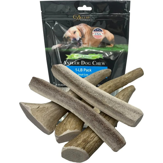 Elk Antler Dog Chews 1Lb For Small Dogs 5 To 7 Inches