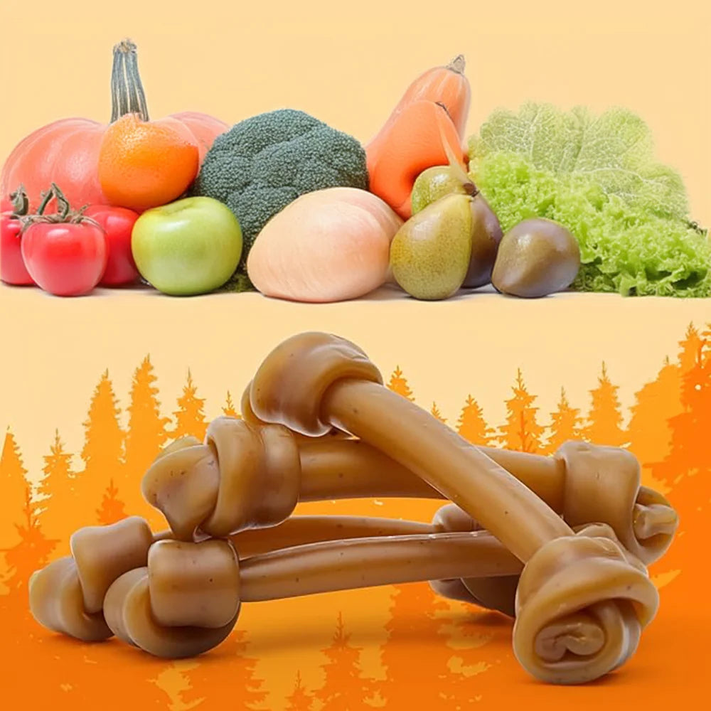 All Natural Peanut Butter Bone Dog Treats 6.5 Inch Healthy