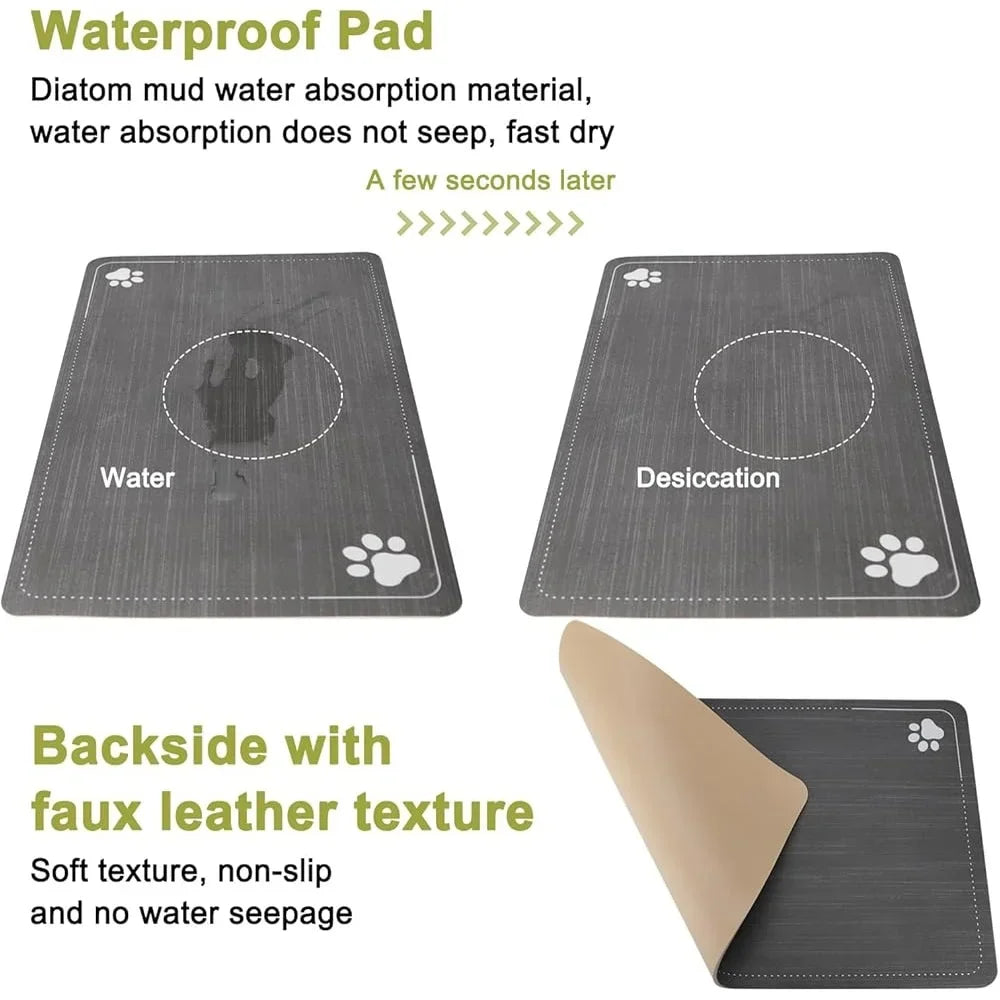 9L Raised Cat Dog Water Fountain Gravity Fed Easy Refill