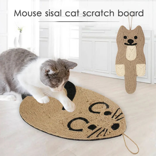 Cat Scratch Mat Wall Mounted Sisal Scratching Pad For Walls