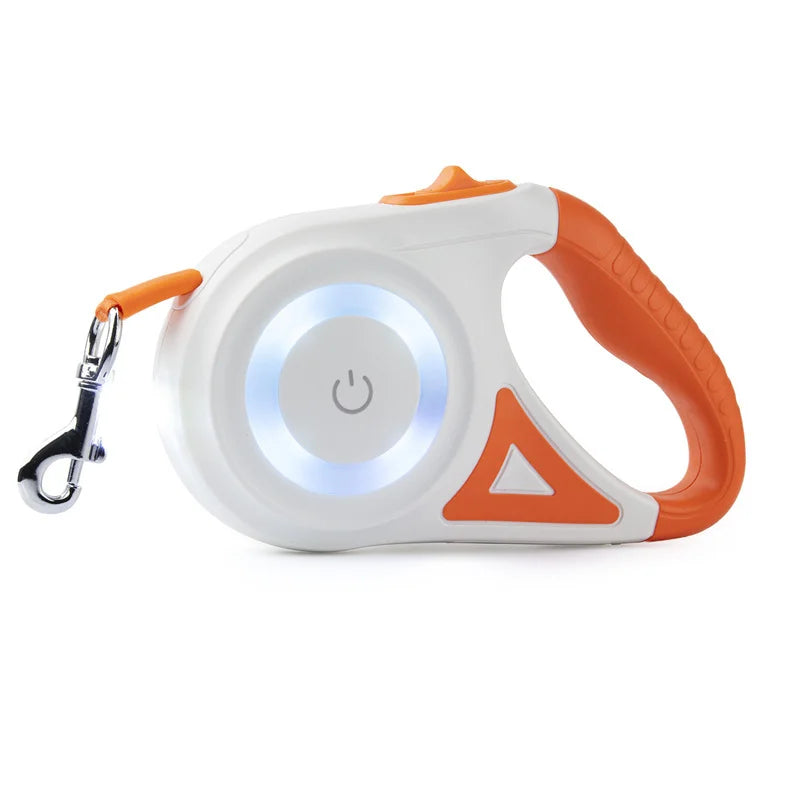 5M Automatic Retractable Dog Leash With LED Flashlight