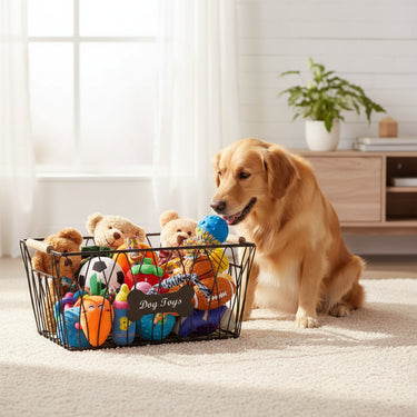 dog toy basket