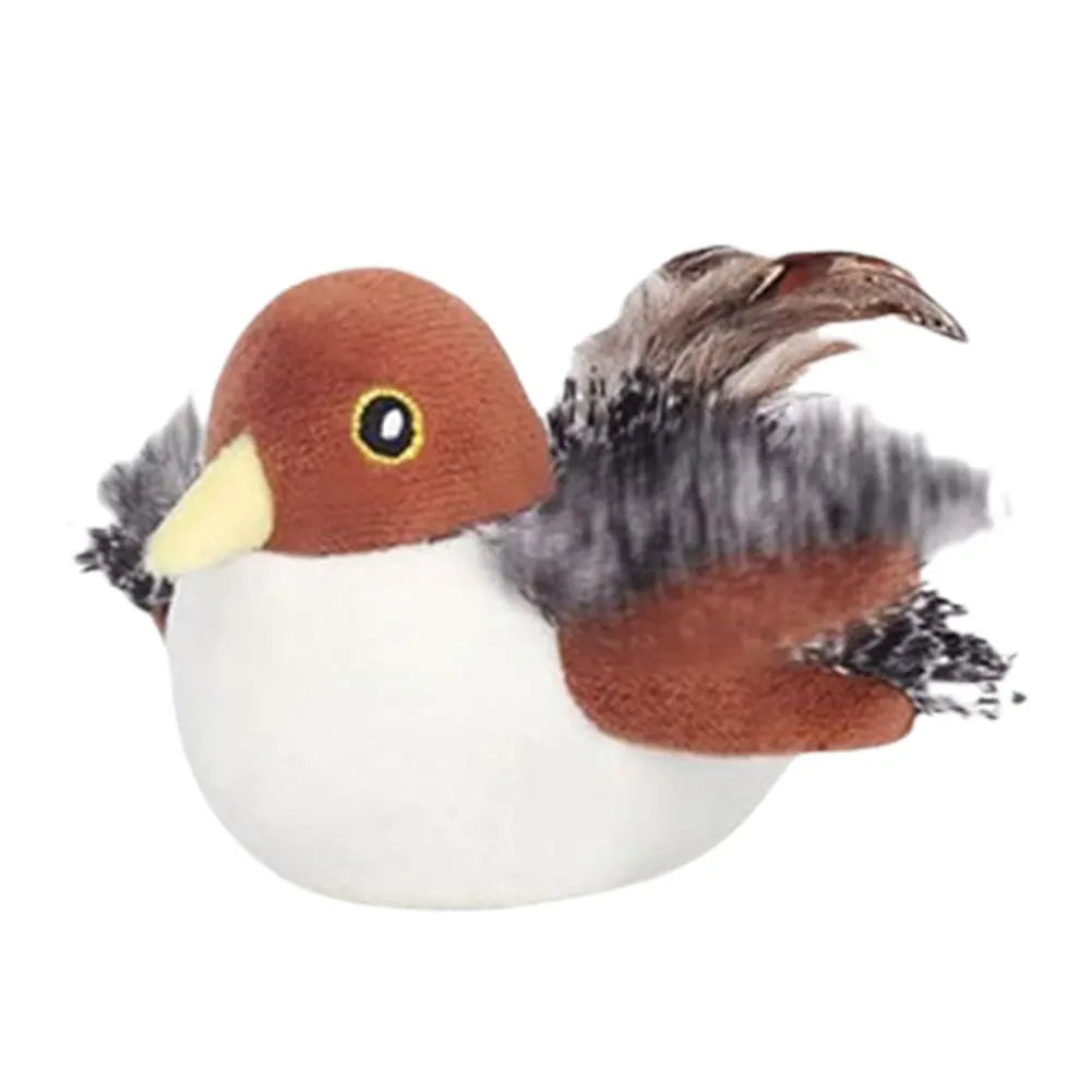 Flapping Wings Sparrow Toy Rechargeable Chirping Cat Toy