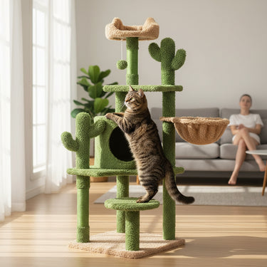 cactus cat tree tower