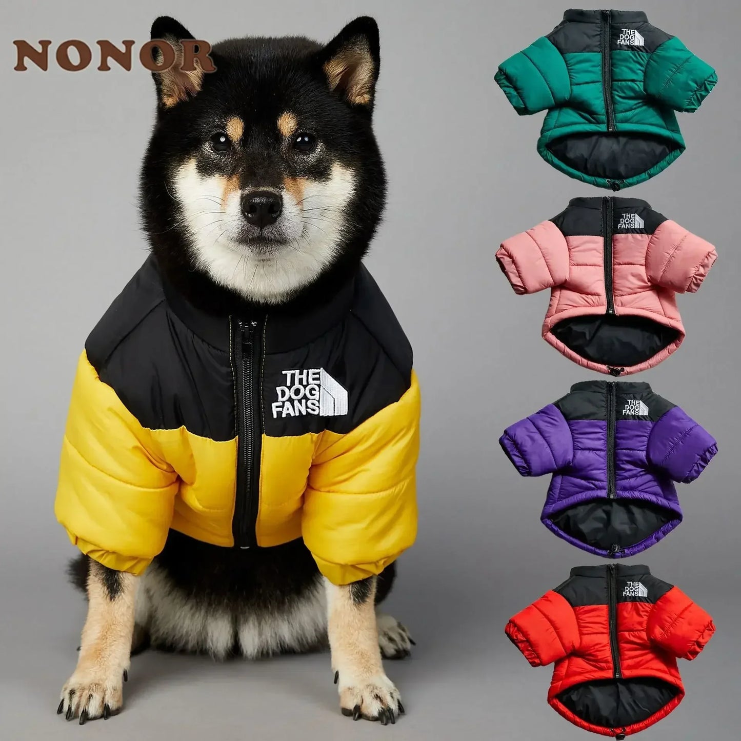 Winter Dog Down Jacket For Small And Medium Dogs Warm Coat
