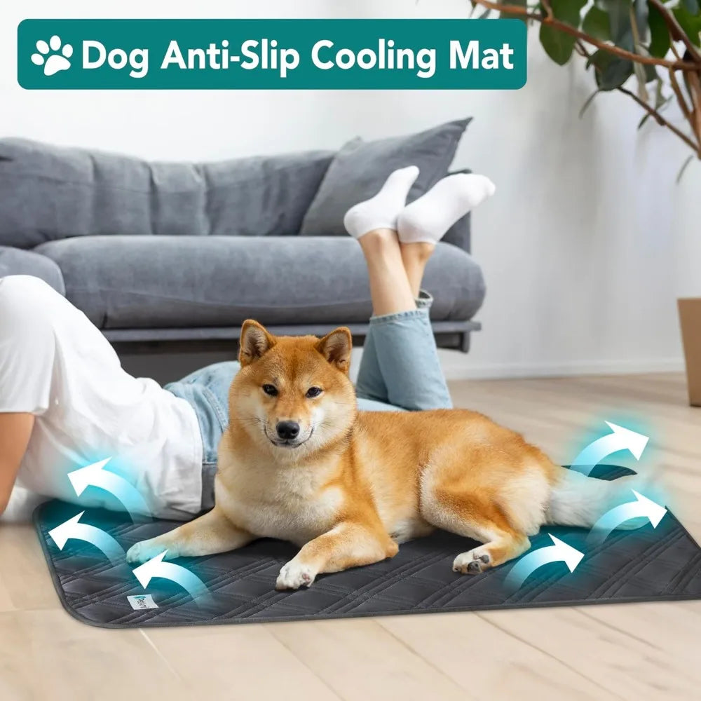 Waterproof Cooling Mat For Dog Premium Pet Cooling Blanket