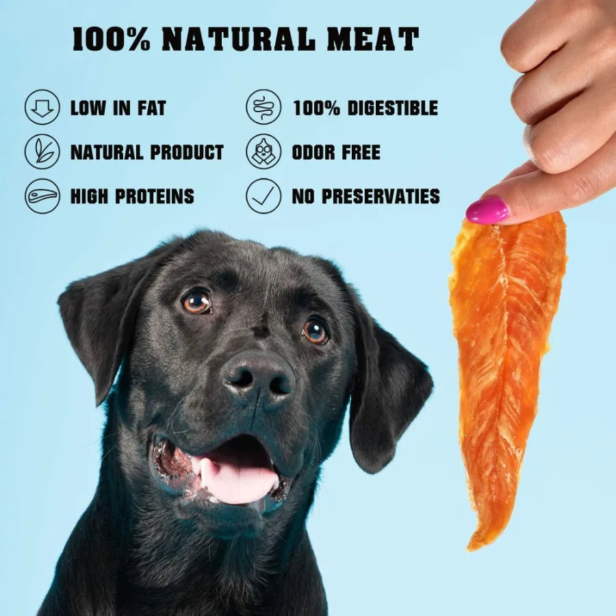 Chicken Jerky Dog Treats Human Grade Grain Free All Natural