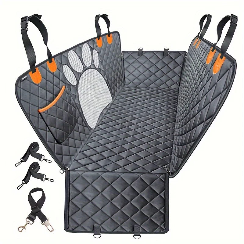 Heavy Duty Dog Rear Seat Cover Hammock Scratch Resistant