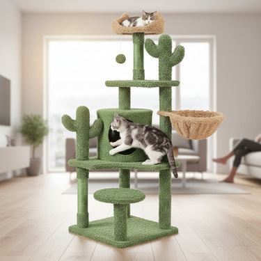 cactus cat tree tower