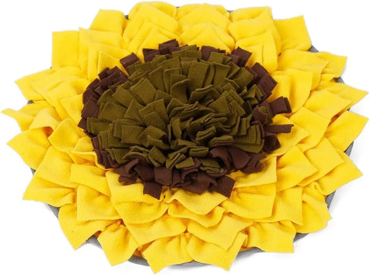 Sunflower Snuffle Mat Dogs Interactive Puzzle Feeding Mat
