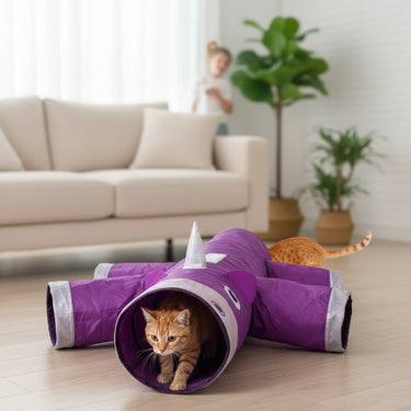 Collapsible Cat Tunnel Toy