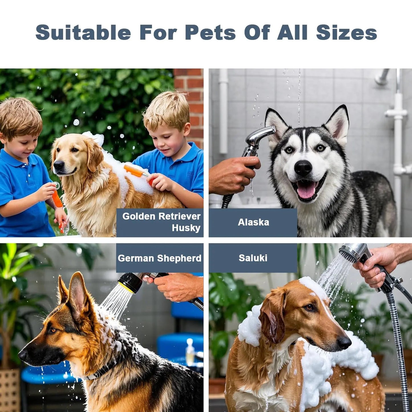 Stainless Steel Dog Bathing Station With Ramp And Grate