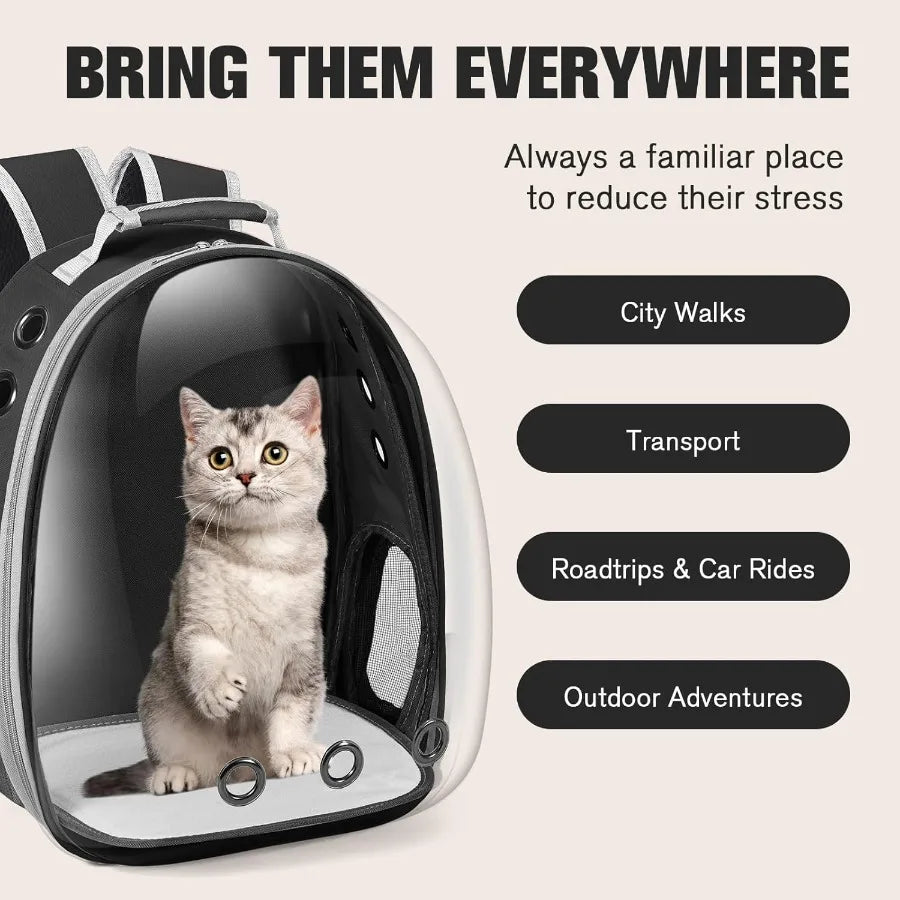 Front Portable Pet Carrier Backpack For Cats And Dogs Travel