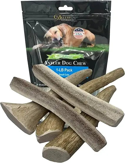 Elk Antler Dog Chews 1Lb For Small Dogs 5 To 7 Inches