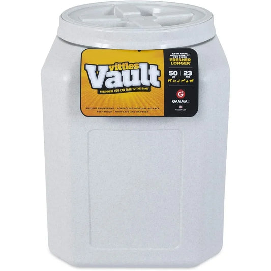 Vittles Vault Pet Food Storage Containers - Sealed Dog and Cat Food Storage Container, Fits up to 50lbs, Made in the USA