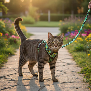 Green Cat Harness