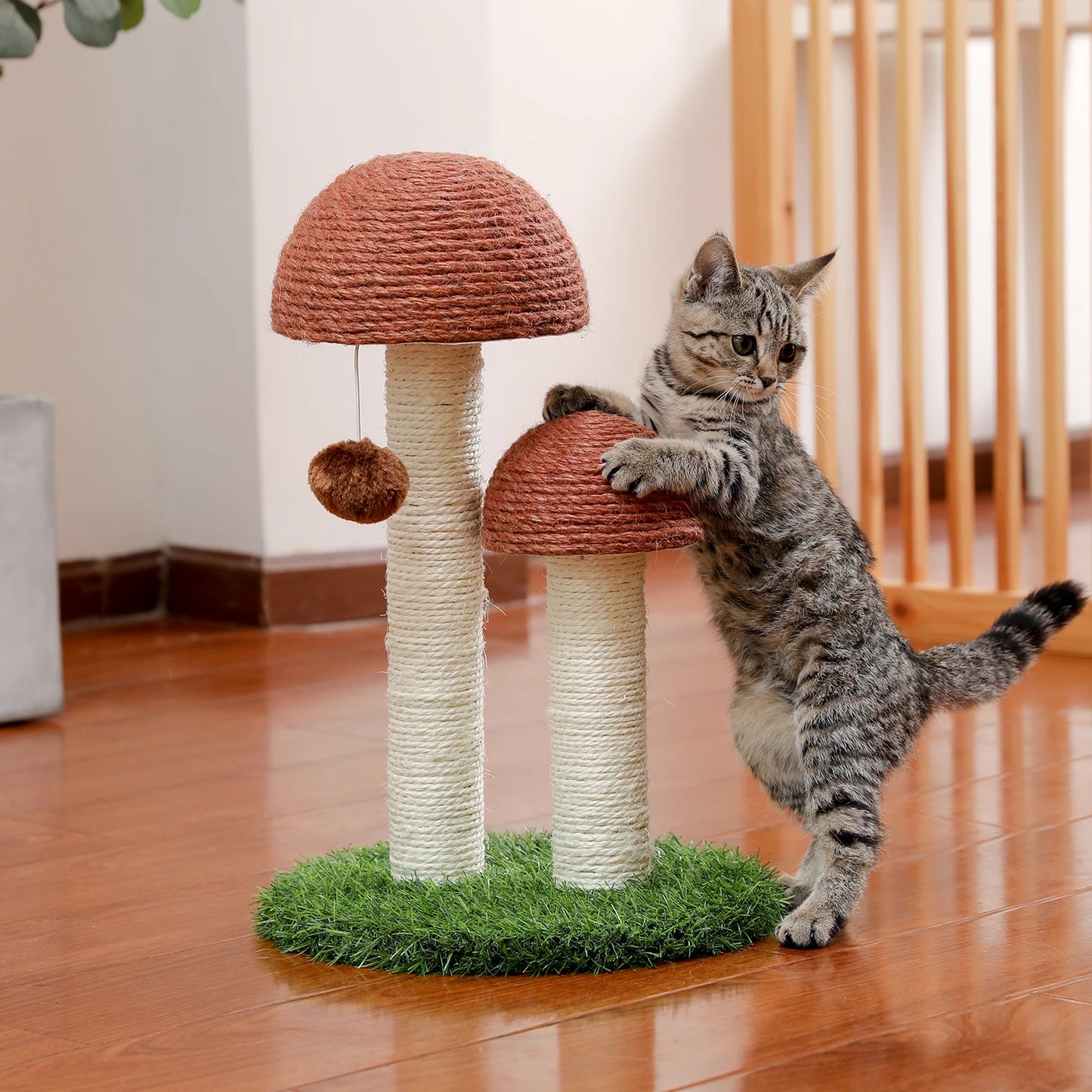 Cat Scratching Post With Unique Design Easy To Assemble