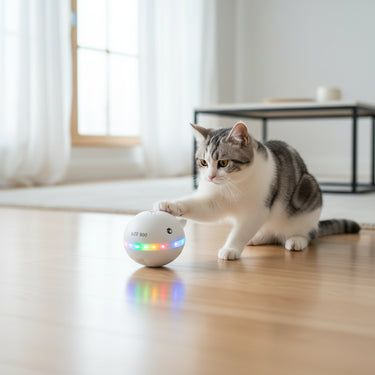 Toys Of Cat & Cat Electric Toy Portable Floating Ball.