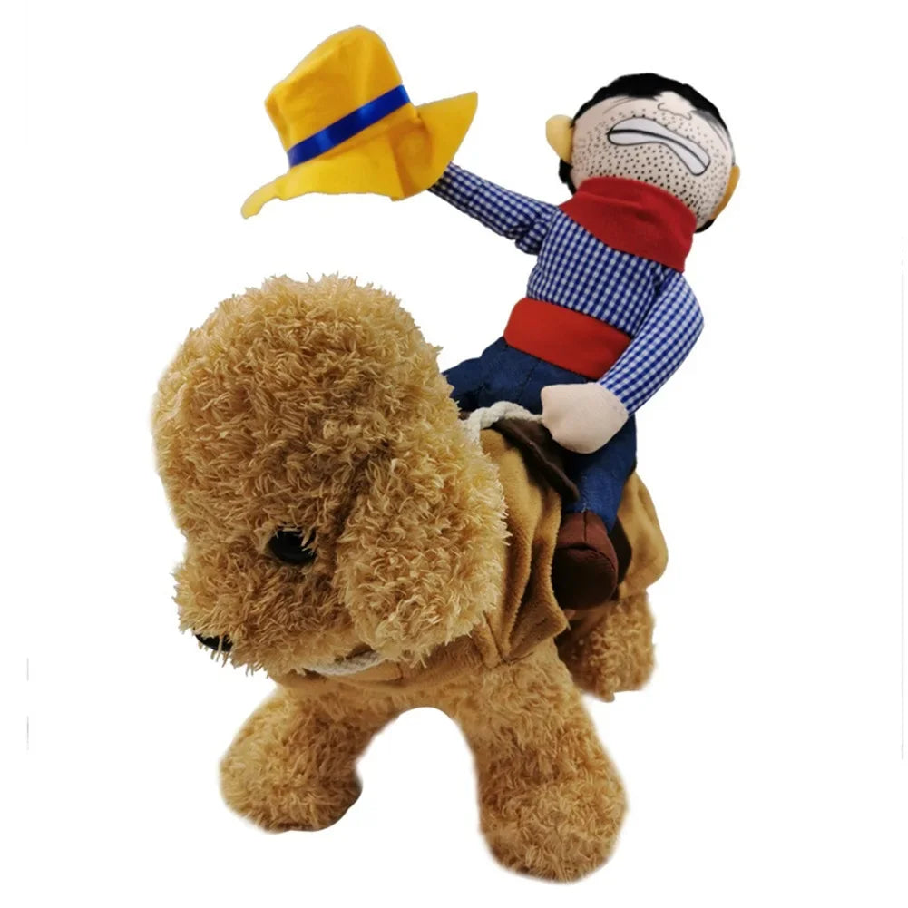 Halloween Cowboy Dog Costume Jacket For Small Large Dogs