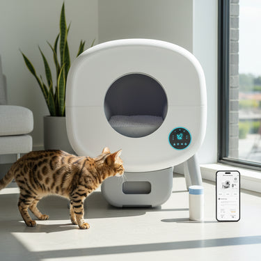 self cleaning cat litter box