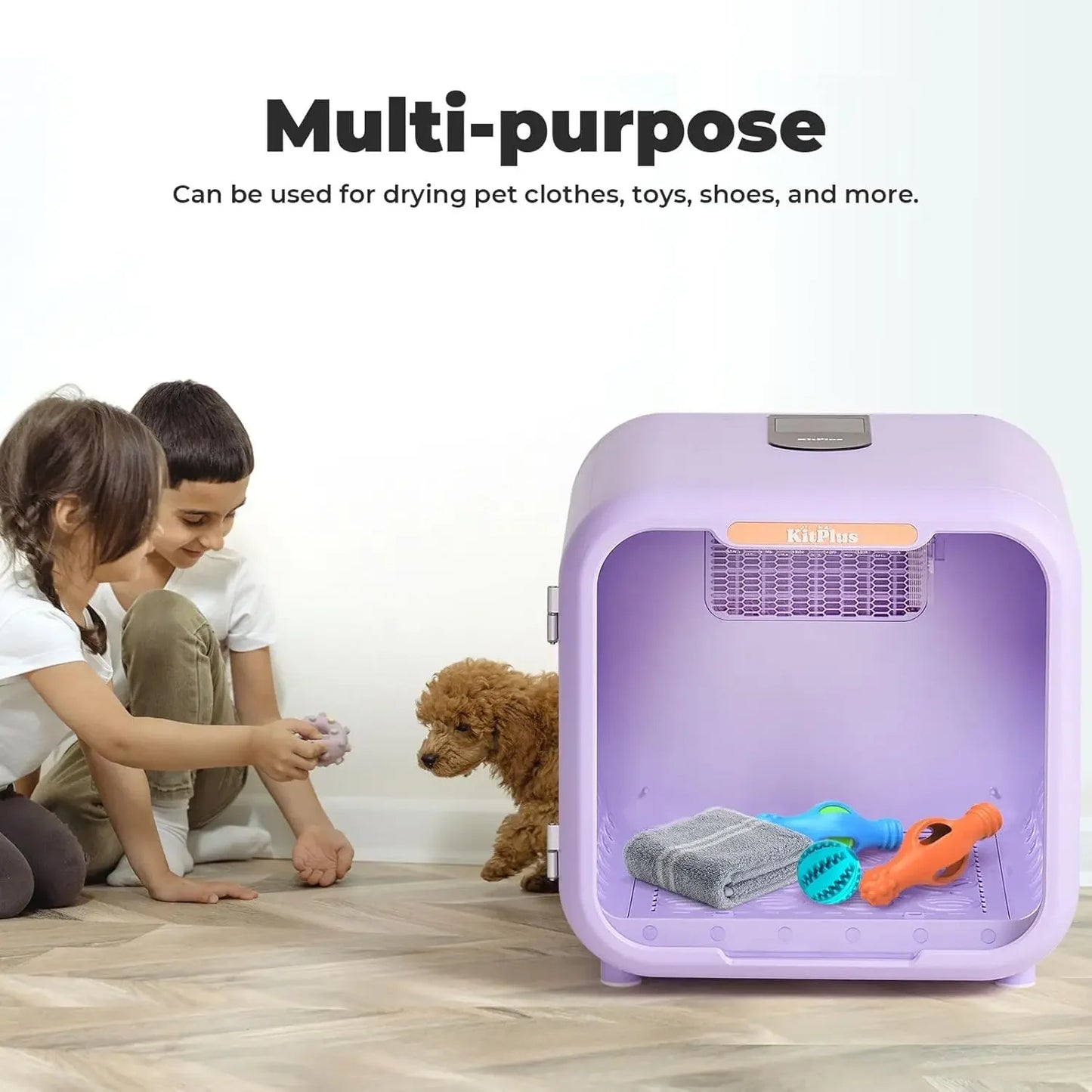 71L Ultra Quiet Pet Dryer Box With Smart Temp Control