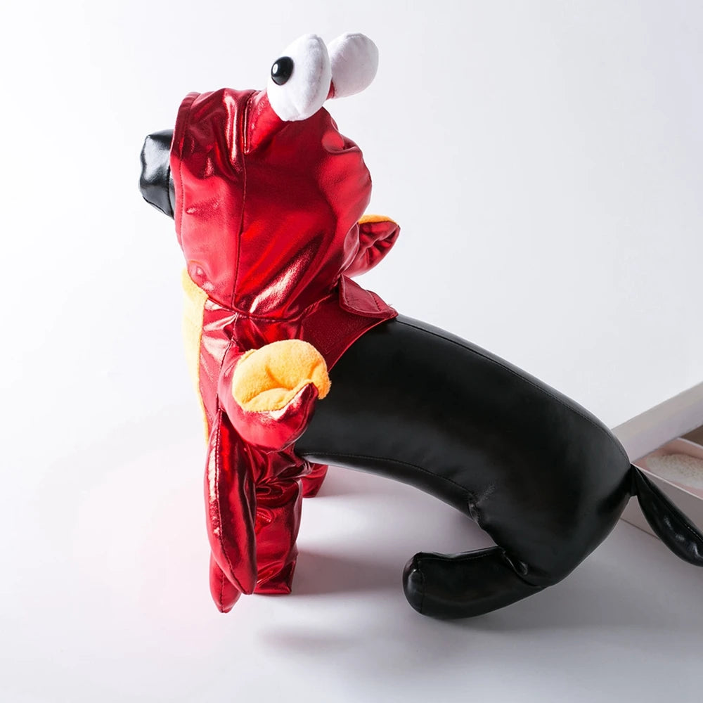 Funny Dog Cosplay Costume Sweatshirt For Puppy Halloween Christmas Festival Party Outfit Pet Dress Up