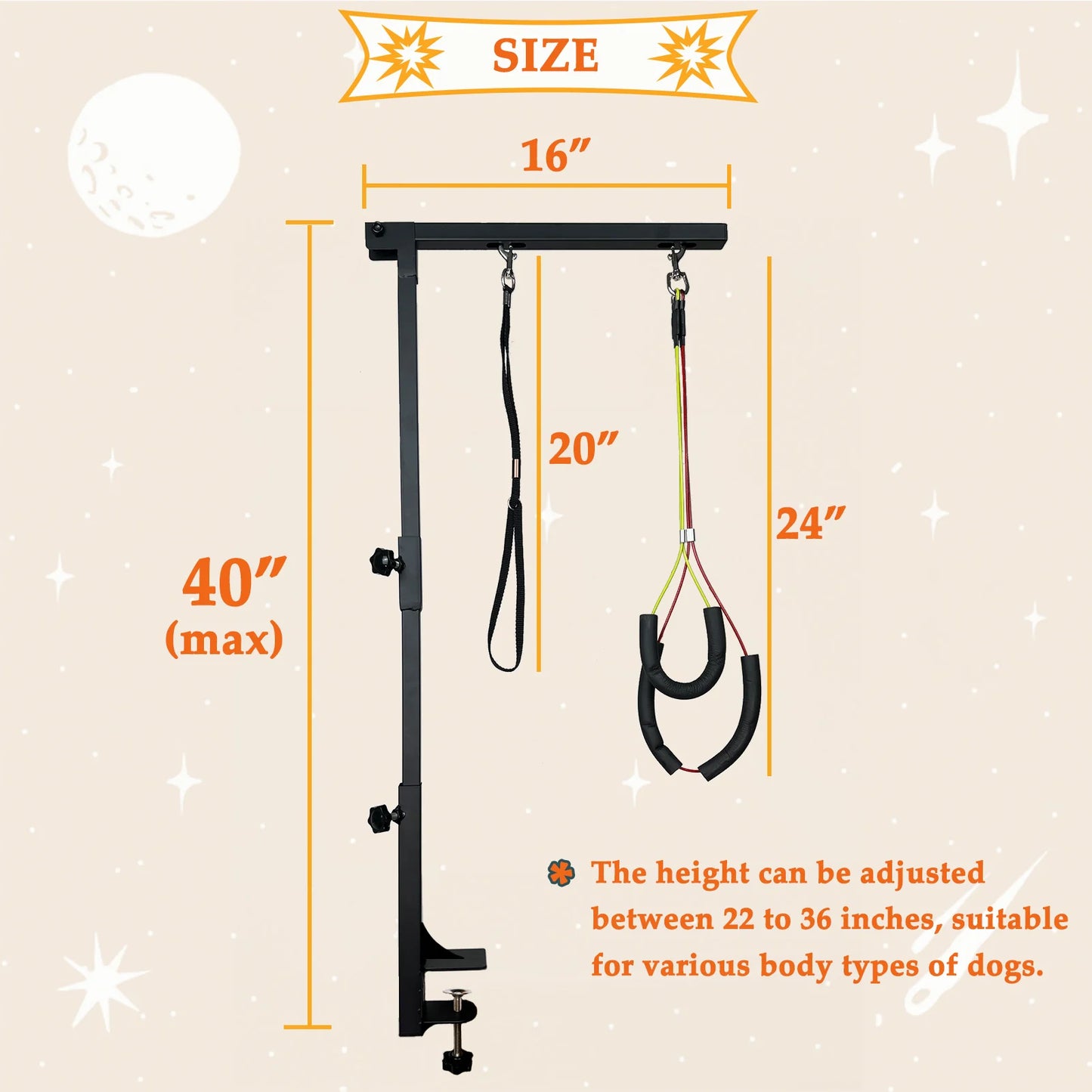 Height Adjustable Grooming Table Arm Small And Medium Dogs