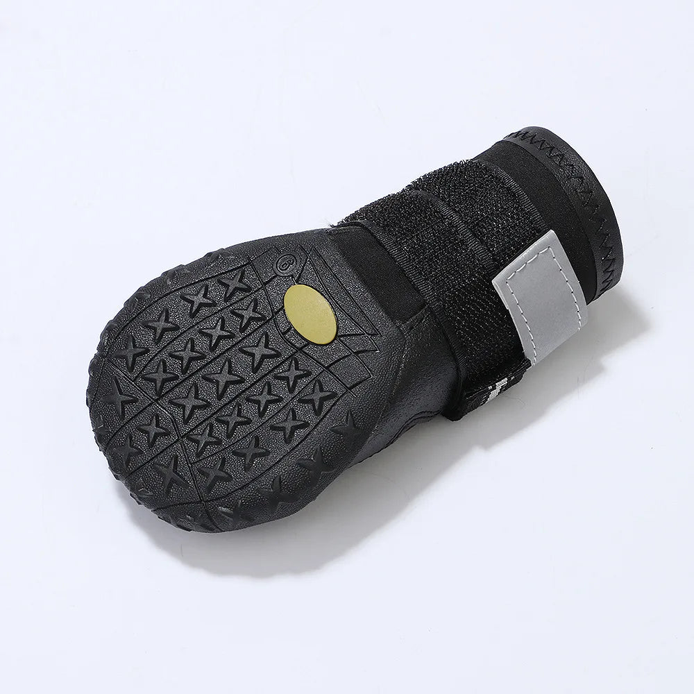 Reflective Dog Shoes Waterproof Anti Skid Winter Boots Husky