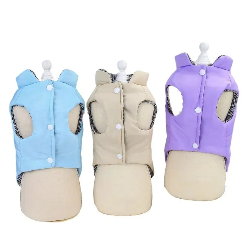 Winter Dog Coat Warm Jacket For Small Medium Dogs And Cats