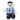 Dog Halloween Outfit Pet Police Officer Costume with Cap and Holster