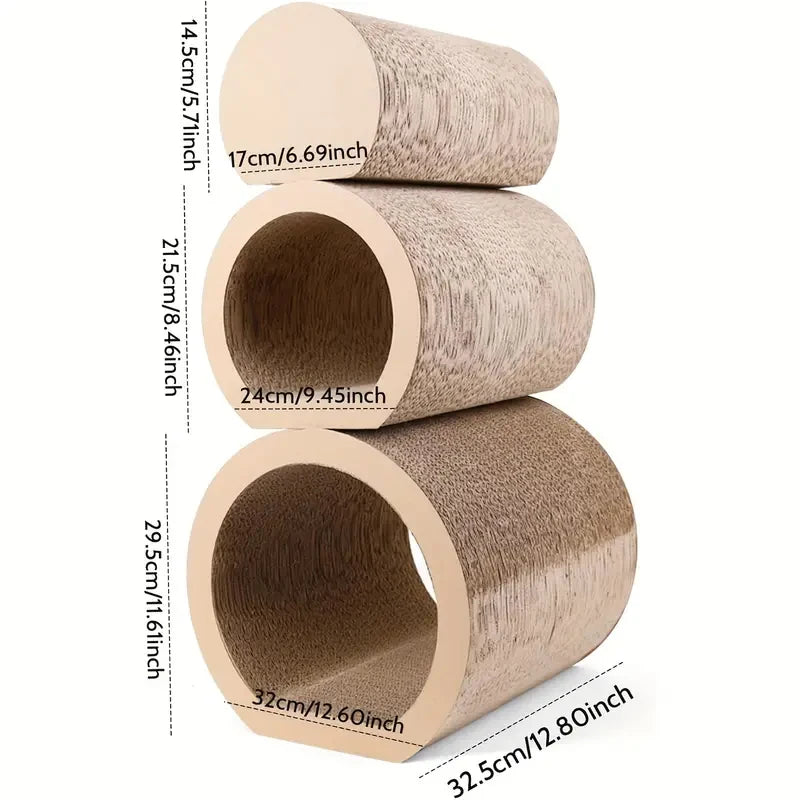 Cat Scratching Board 3 In 1 Cardboard Reversible Lounge