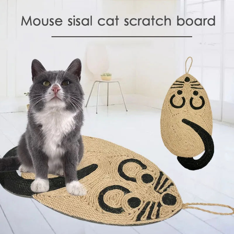 Cat Scratch Mat Wall Mounted Sisal Scratching Pad For Walls