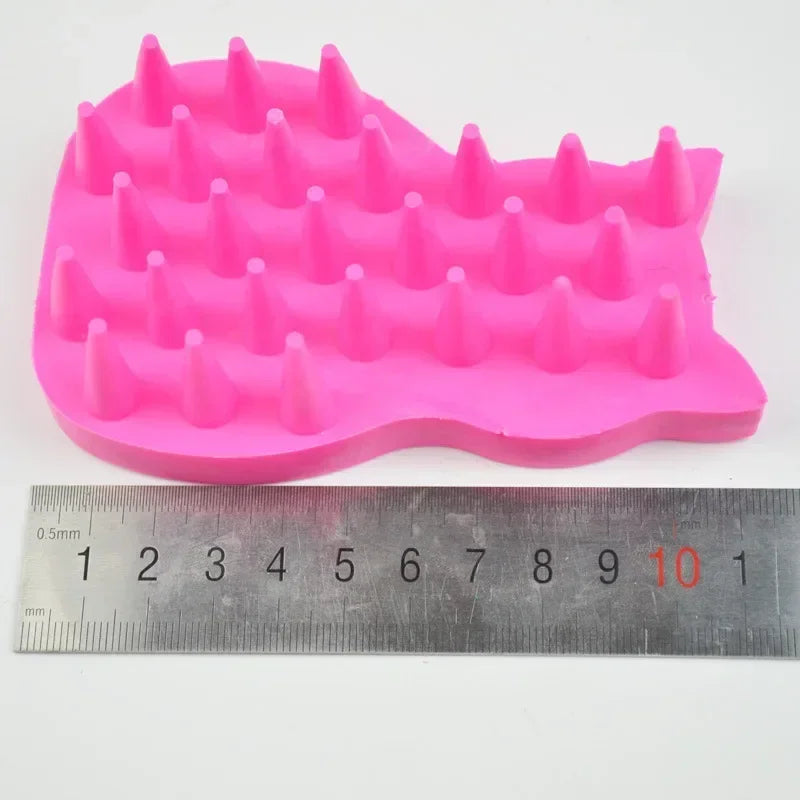 Wooden Pet Massaging Grooming Brush For Dogs And Cats