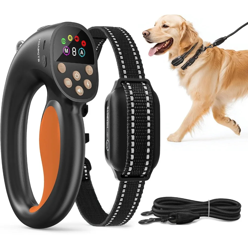 Anti Tugging Dog Training Collar With Remote IPX7 Waterproof