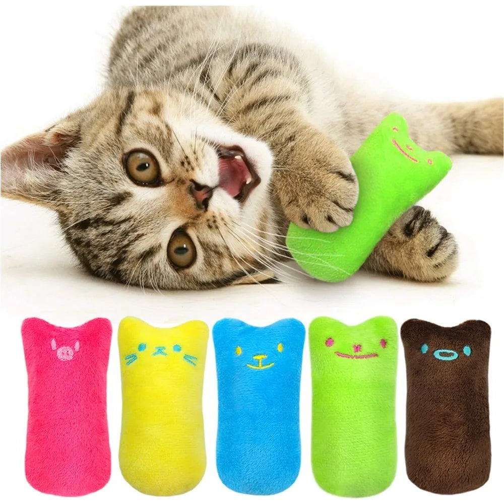 Bite Resistant Catnip Toys For Cats Teething Mice Cartoon