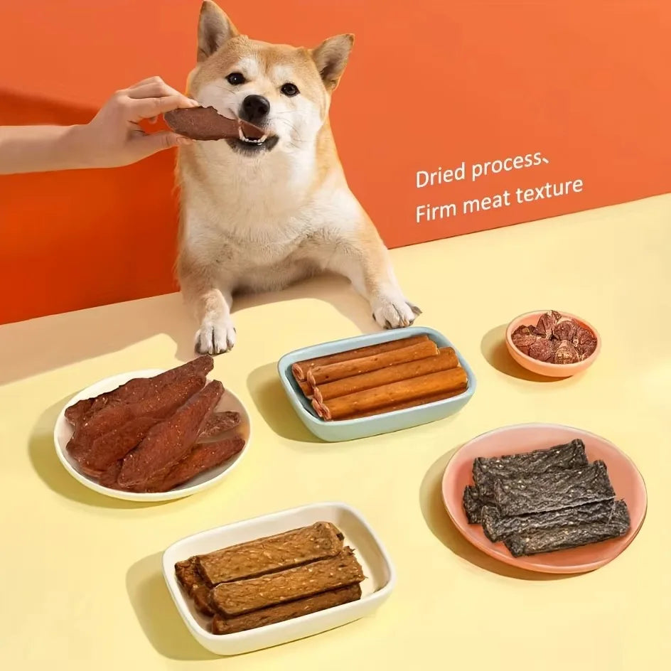 12.7oz Natural Jerky Dog Treats Chewable Protein All Dogs